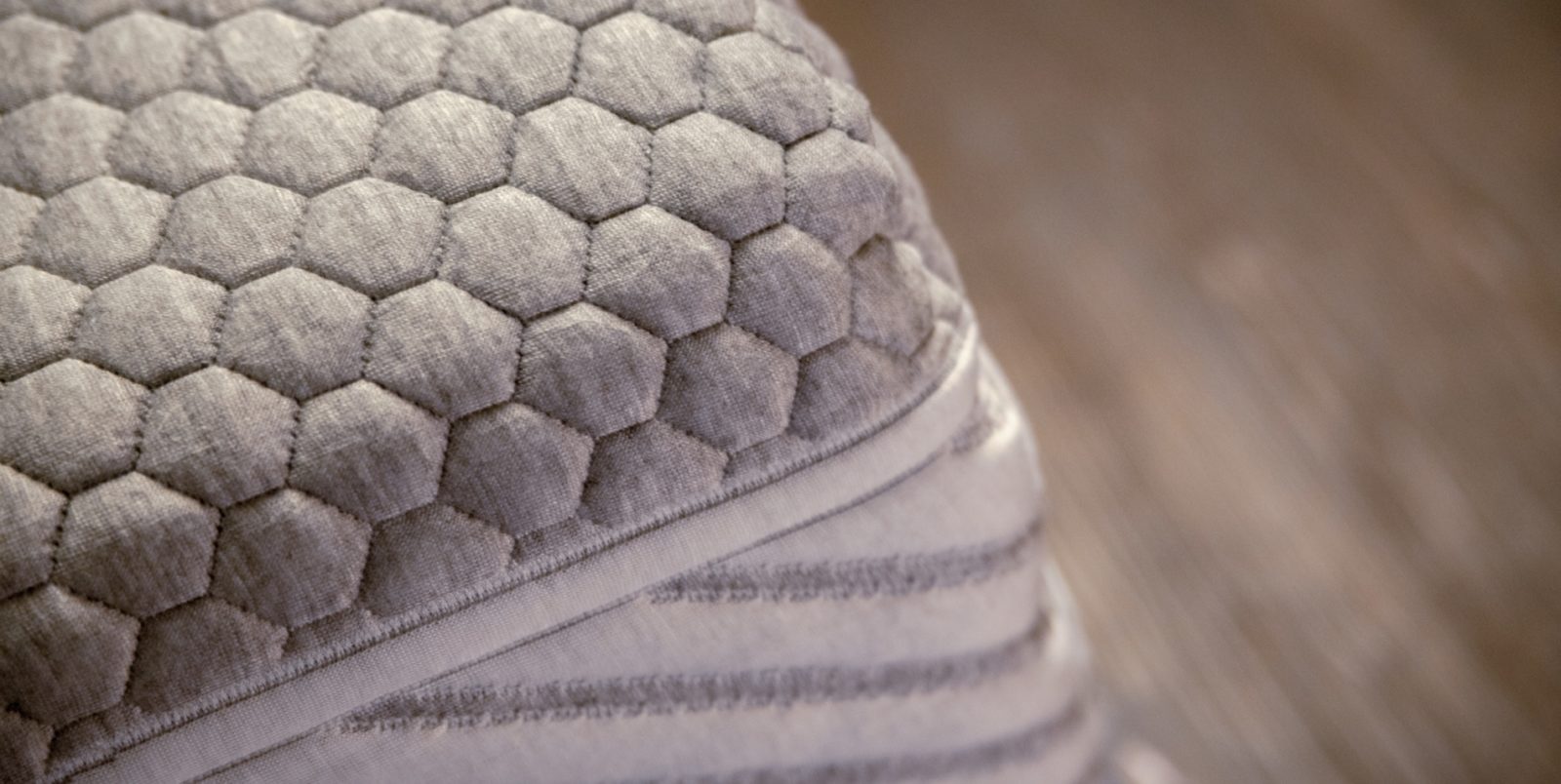 corner of a mattress with a custom Innofa cover